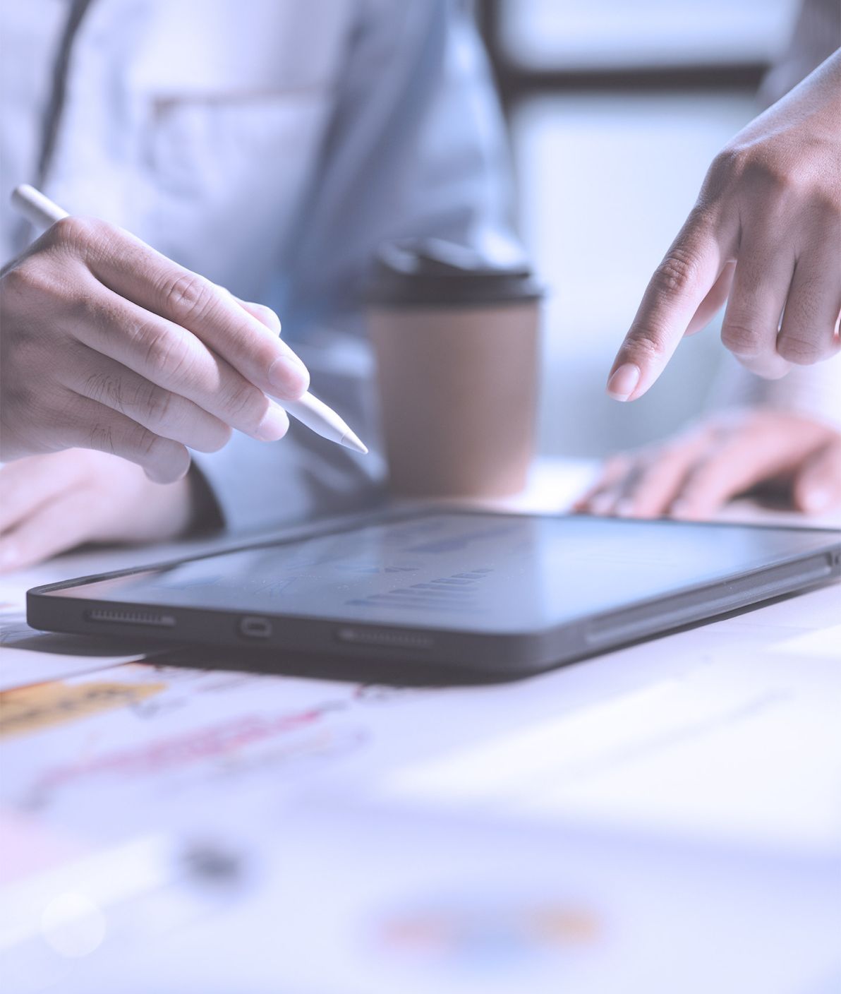 Colleagues in collaboration 