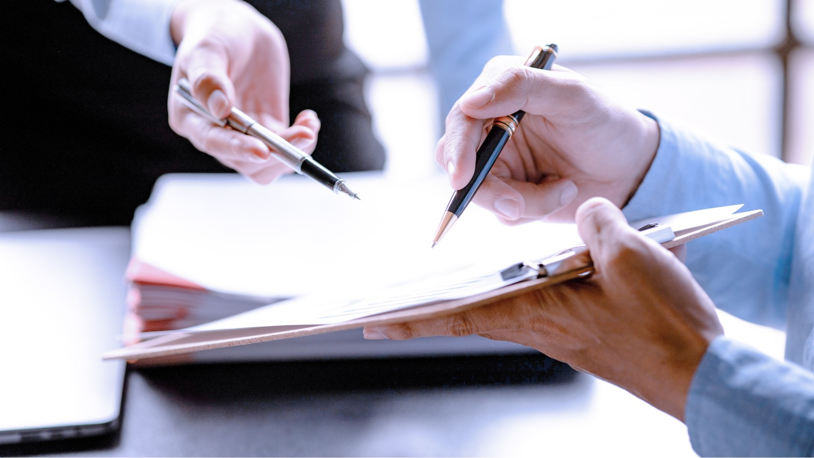 Colleagues in collaboration 