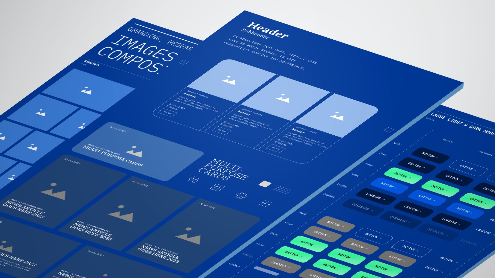 Graphical interface widgets shown at a perspective